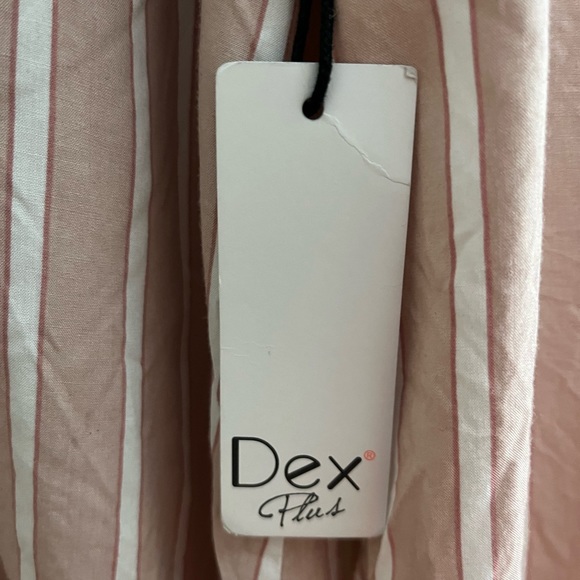 Dex Plus Striped Blouse - Picture 3 of 3